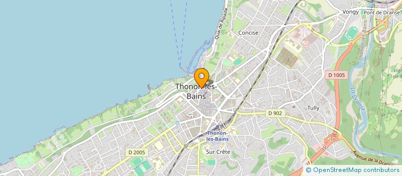localisation de l'entreprise OLIV'IMMO à THONON-LES-BAINS