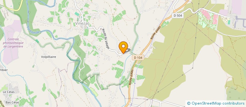 localisation de l'entreprise OLIV'IMMO  VINEZAC