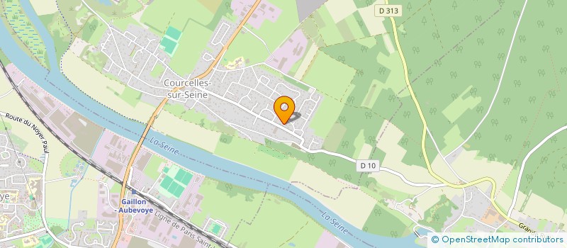 localisation de l'entreprise OLIV TEAM  COURCELLES-SUR-SEINE