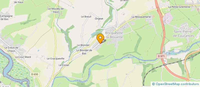 localisation de l'entreprise OLIVA  BRICQUEVILLE-LA-BLOUETTE