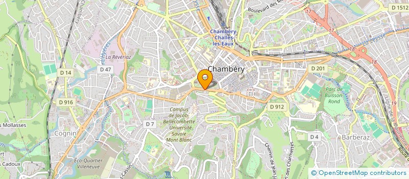 localisation de l'entreprise OLIVA BATIMENT à CHAMBERY