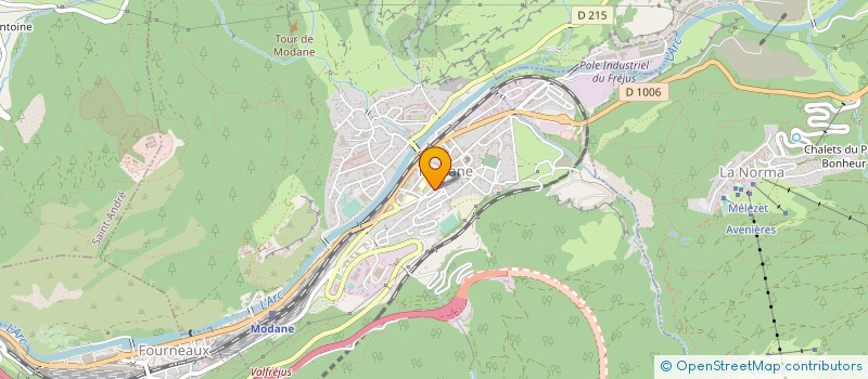localisation de l'entreprise OLIVA GESTION ET DEVELOPPEMENT à MODANE