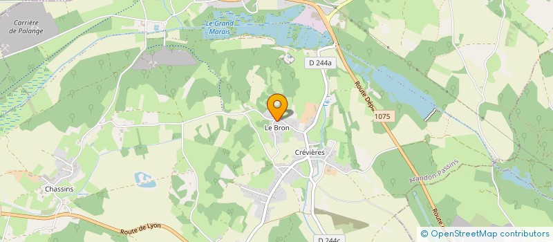 localisation de l'entreprise OLIVA PLUS  ARANDON-PASSINS