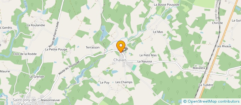 localisation de l'entreprise OLIVAIE CONSULTING à ST-JORY-DE-CHALAIS