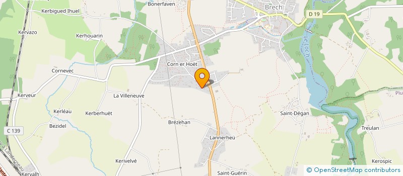 localisation de l'entreprise OLIVAL  PLOUHARNEL