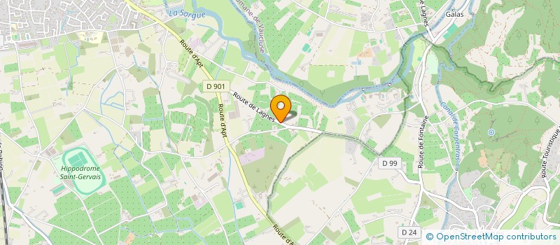 localisation de l'entreprise OLIVAL  L'ISLE-SUR-LA-SORGUE