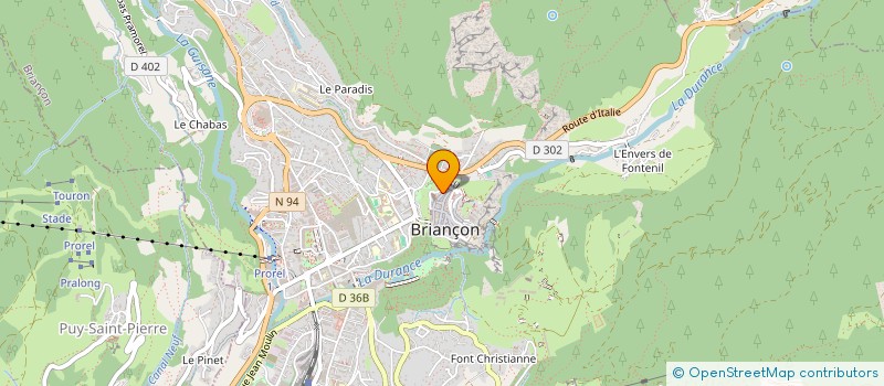 localisation de l'entreprise OLIVAN à BRIANCON