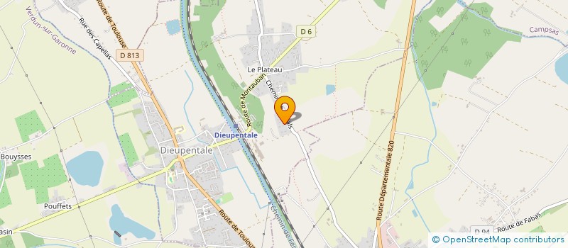 localisation de l'entreprise OLIVANTAU 2  DIEUPENTALE