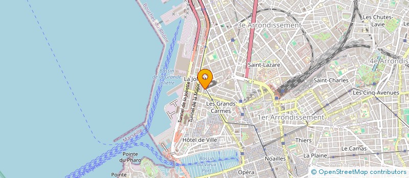 localisation de l'entreprise OLIVARI L ET M VETEMENT BONNET à MARSEILLE
