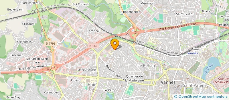 localisation de l'entreprise OLIVARNAUD à VANNES