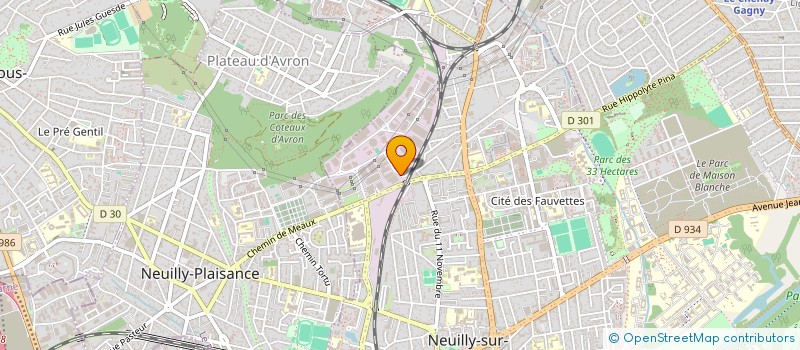 localisation de l'entreprise OLIVAUDRE à NEUILLY-SUR-MARNE