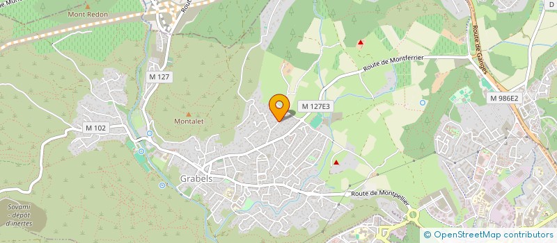 localisation de l'entreprise OLIVE  GRABELS