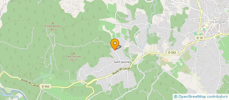 localisation de l'entreprise OLIVE  LORGUES