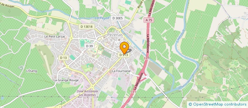 localisation de l'entreprise OLIVE CONDUITE à PEZENAS