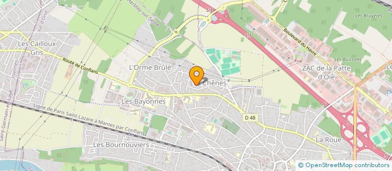 localisation de l'entreprise OLIVE ET MIMIE  HERBLAY-SUR-SEINE