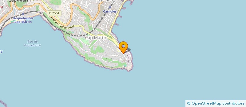 localisation de l'entreprise OLIVE GROVE  ROQUEBRUNE-CAP-MARTIN