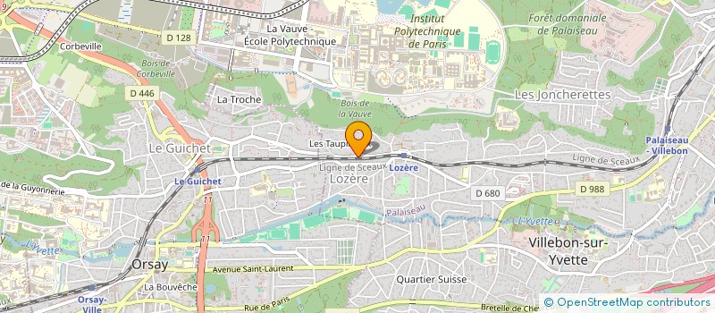 localisation de l'entreprise OLIVE LANGE CONSEIL à PALAISEAU
