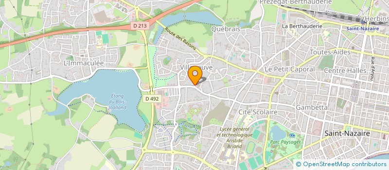 localisation de l'entreprise OLIVE - POTIRON  SAINT-NAZAIRE