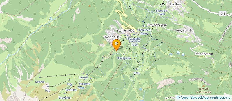 localisation de l'entreprise OLIVE PROMOTION  VALLOUISE-PELVOUX