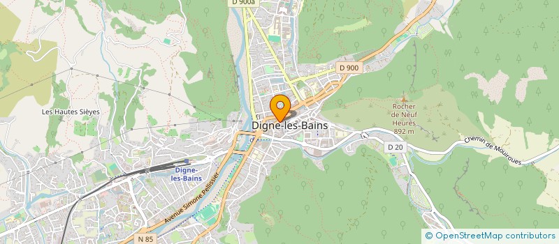 localisation de l'entreprise OLIVE'S à DIGNE-LES-BAINS