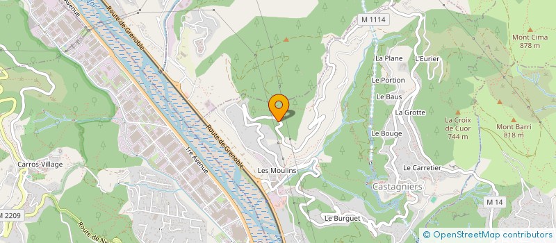 localisation de l'entreprise OLIVEA HORIZON  CASTAGNIERS