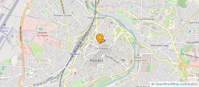 localisation de l'entreprise OLIVEAU  POITIERS