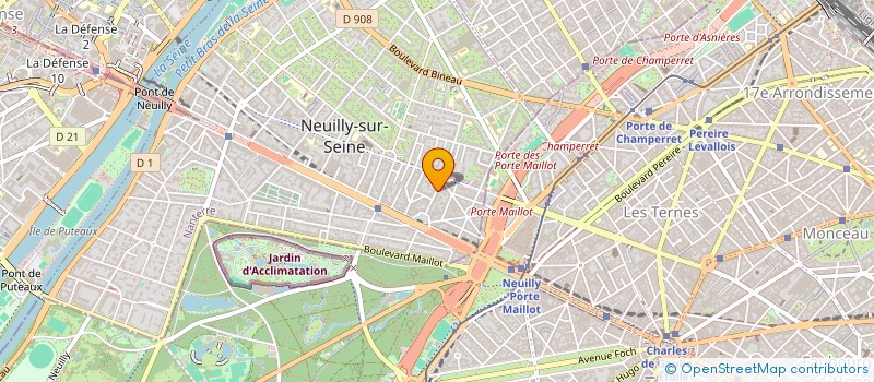 localisation de l'entreprise OLIVEAU RAUSSIN à NEUILLY-SUR-SEINE