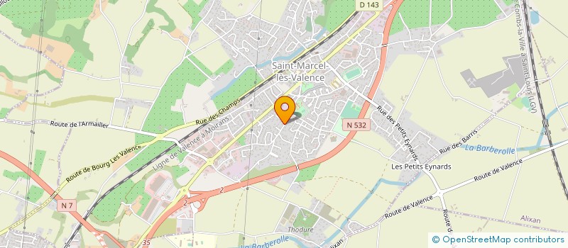localisation de l'entreprise OLIVEIRA à VALENCE
