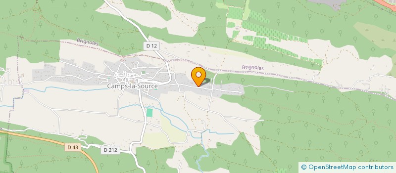 localisation de l'entreprise OLIVEIRA  CAMPS-LA-SOURCE