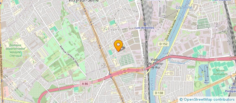 localisation de l'entreprise OLIVEIRA ELEC  VITRY-SUR-SEINE