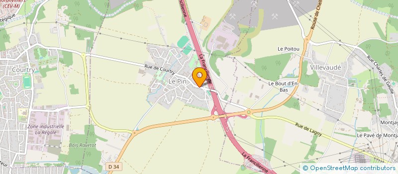 localisation de l'entreprise OLIVEIRA FRERES à LE PIN