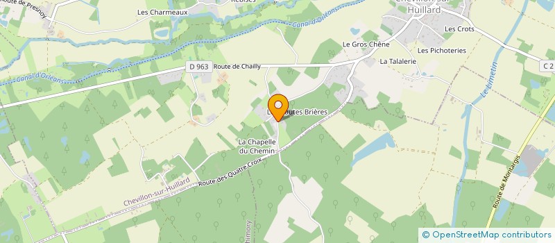 localisation de l'entreprise OLIVEIRA INVEST à CHEVILLON-SUR-HUILLARD