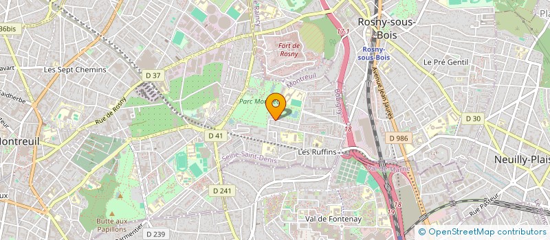 localisation de l'entreprise OLIVEIRA NETTOYER à MONTREUIL