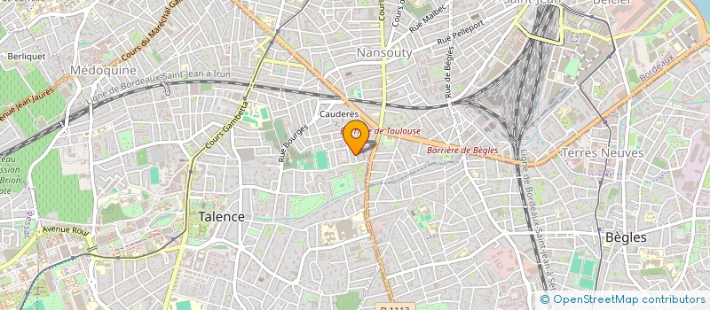 localisation de l'entreprise OLIVEIRA PEREIRA CONSTRUCTION  TALENCE