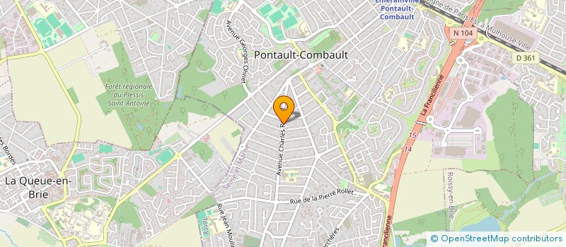 localisation de l'entreprise OLIVEIRA PROPRETE  PONTAULT-COMBAULT