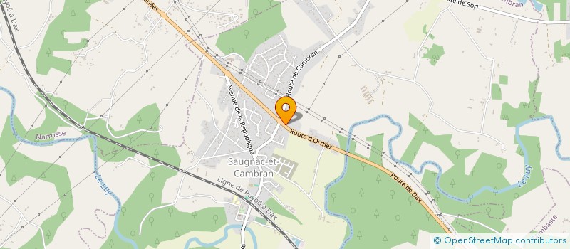 localisation de l'entreprise OLIVEIRA RUBEN  TETHIEU