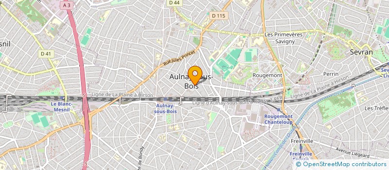 localisation de l'entreprise OLIVEIRA SABRINA à AULNAY-SOUS-BOIS