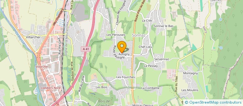 localisation de l'entreprise OLIVENZA  SONNAZ