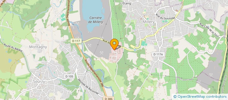 localisation de l'entreprise OLIVER  MILLERY