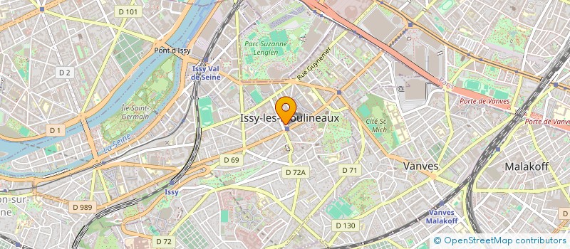 localisation de l'entreprise OLIVER AND CO à ISSY-LES-MOULINEAUX