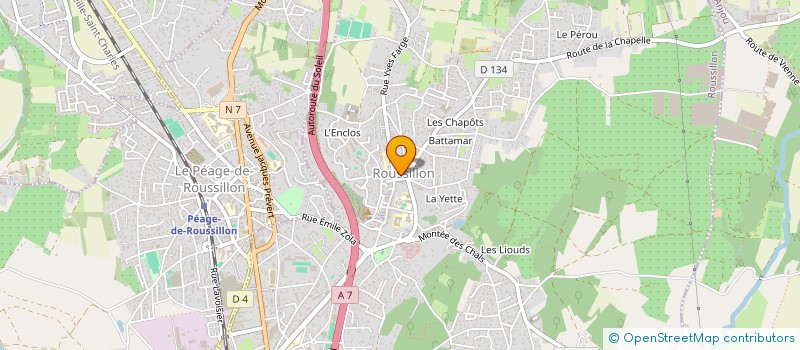 localisation de l'entreprise OLIVER INVEST LOCATION VENTE à ROUSSILLON