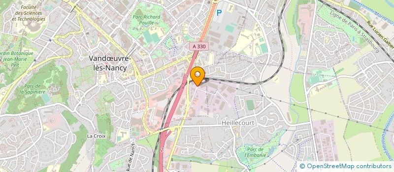 localisation de l'entreprise OLIVER PUIG GROUPE  VANDUVRE-LES-NANCY