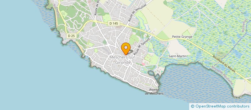 localisation de l'entreprise OLIVER'S CAFE  MESCHERS-SUR-GIRONDE