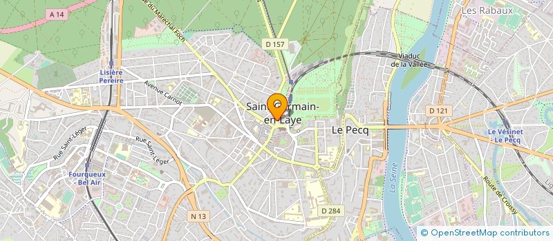 localisation de l'entreprise OLIVER'S PUB 78 à SAINT-GERMAIN-EN-LAYE