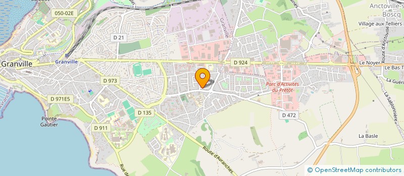 localisation de l'entreprise OLIVER SPIRIT  GRANVILLE