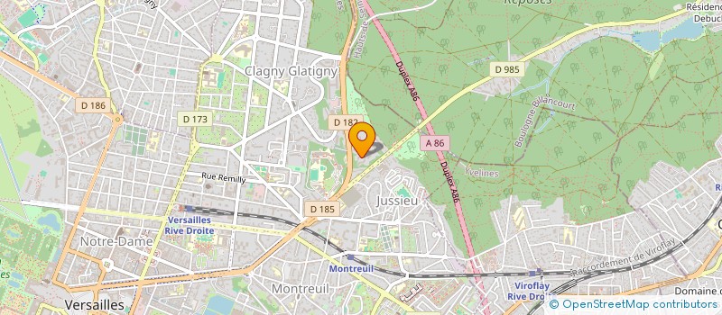 localisation de l'entreprise OLIVER STONE CONSULTING à VERSAILLES