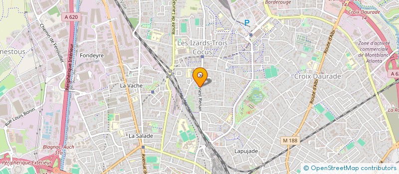 localisation de l'entreprise OLIVERAS & MOIREAU à TOULOUSE