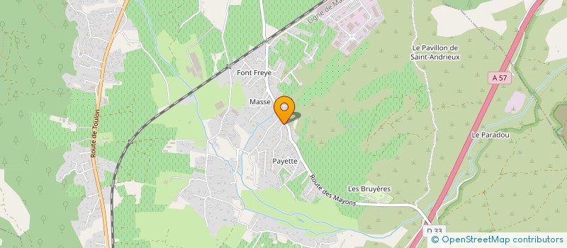 localisation de l'entreprise OLIVERES CONSEIL  LE LUC