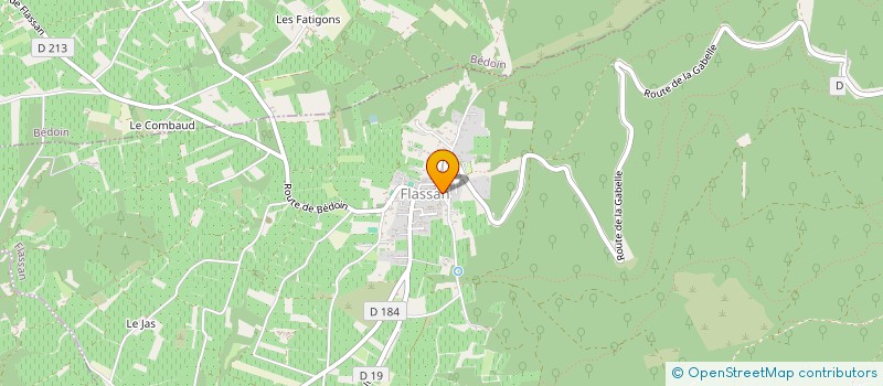 localisation de l'entreprise OLIVERO RAVEL  BEDOIN