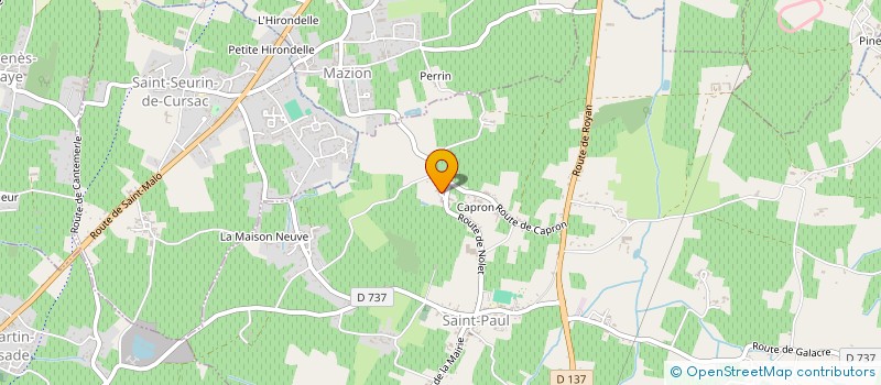 localisation de l'entreprise OLIVERSAND  SAINT-PAUL